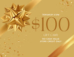 picture of gold $100 gift card