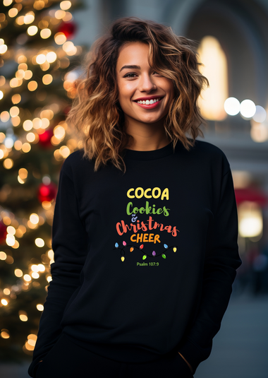 Cocoa, Cookies and Christmas Cheer Sweatshirt