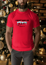 I Wasn't Made for Winter T-shirt with Philippians 4:13