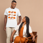 Happy Fall Y'all Pumpkin and Pie - 1 Thessalonians 5:18 - Unisex T-Shirt